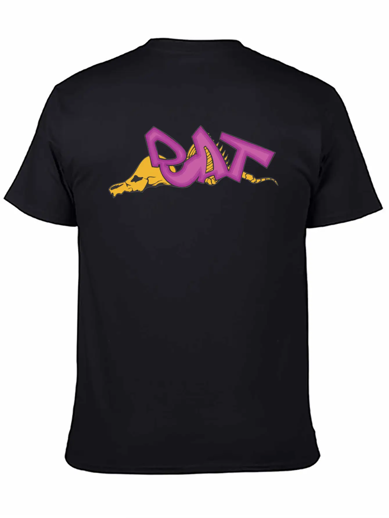 Rat_graffiti Basic Graphic T-Shirt – Daily Comfort In Soft Cotton