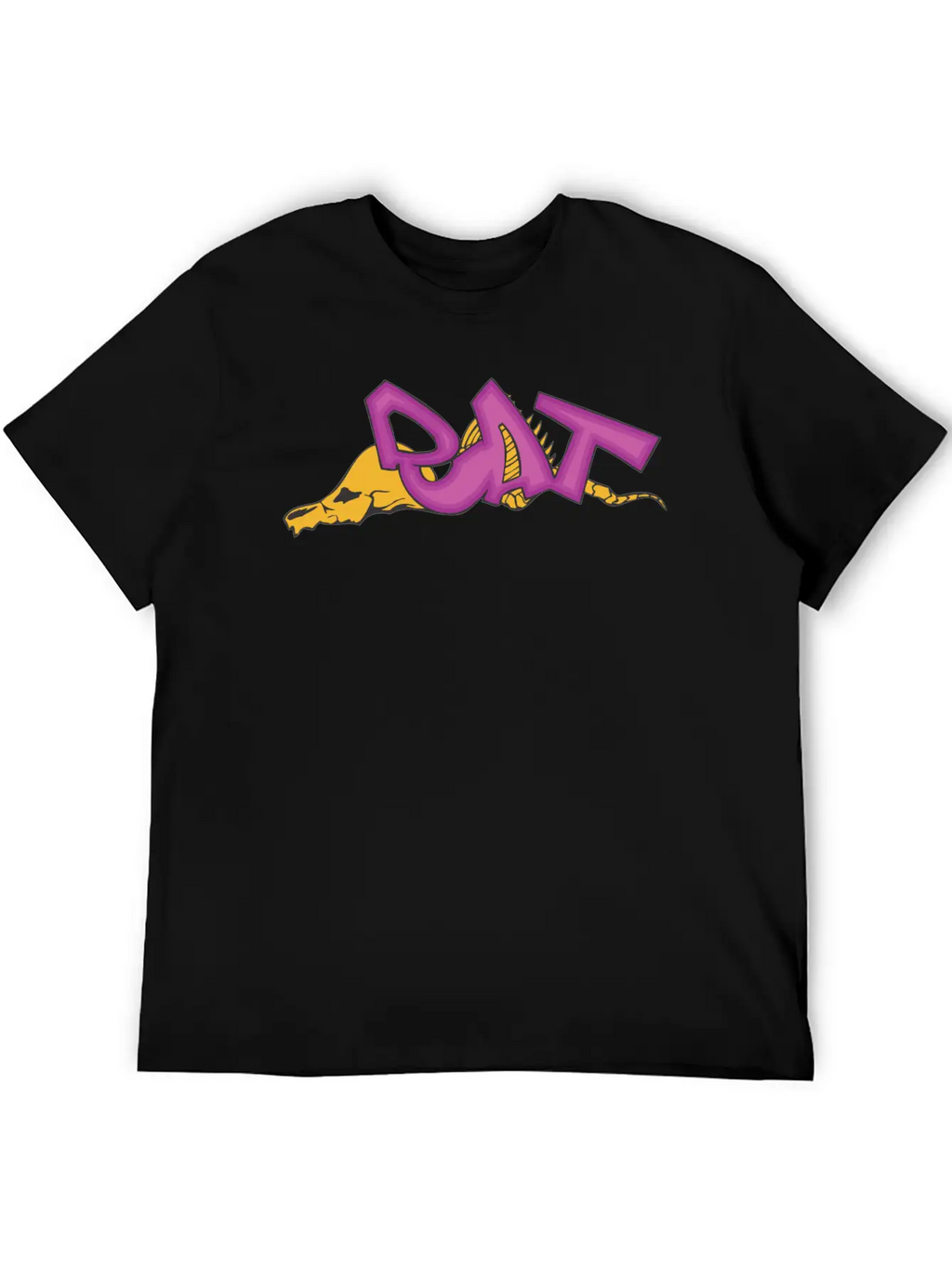 Rat_graffiti Basic Graphic T-Shirt – Daily Comfort In Soft Cotton
