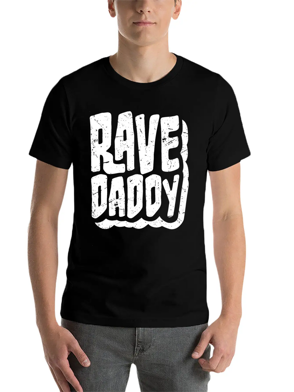 Rave Daddy EDM Techno Music Raver Party Festival Timeless Short Sleeve Tee – Comfy And Minimalist Design