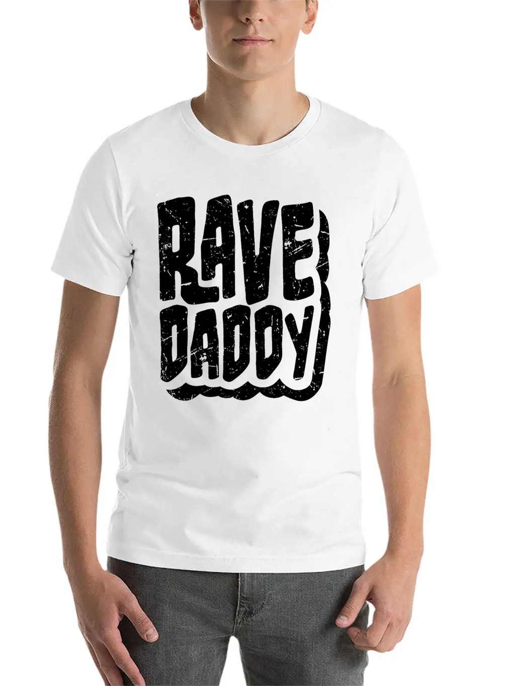 Rave Daddy EDM Techno Music Raver Party Festival Timeless Short Sleeve Tee – Comfy And Minimalist Design
