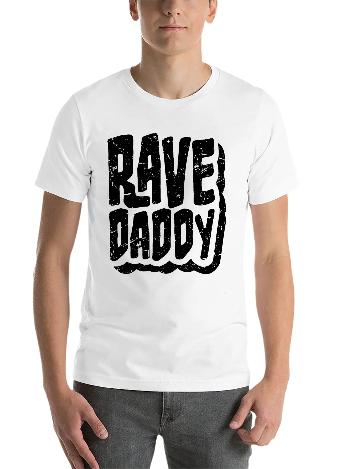 Rave Daddy EDM Techno Music Raver Party Festival Timeless Short Sleeve Tee – Comfy And Minimalist Design