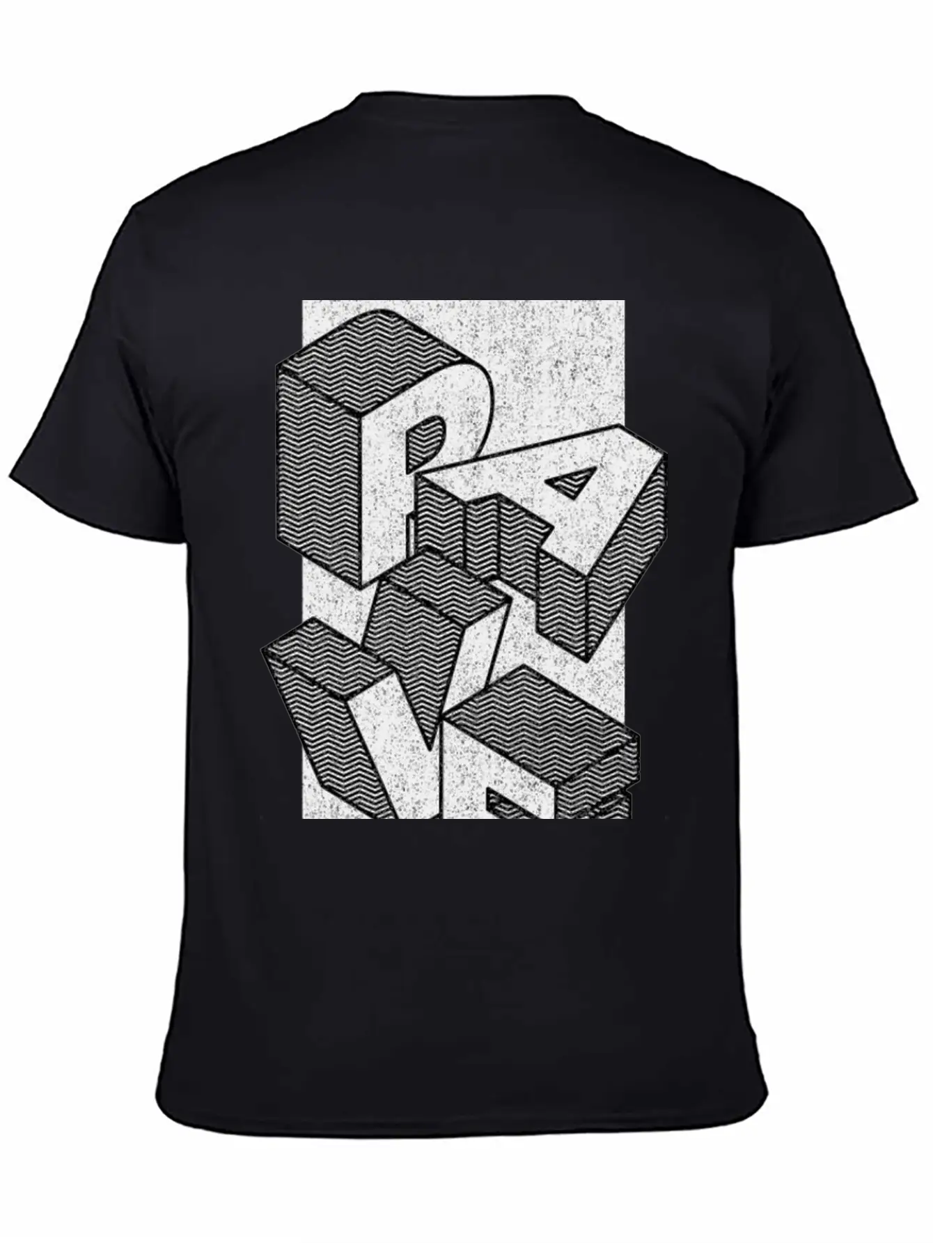 RAVE - Techno Will Never Die Breathable Soft Cotton T-Shirt – Timeless Casual Look