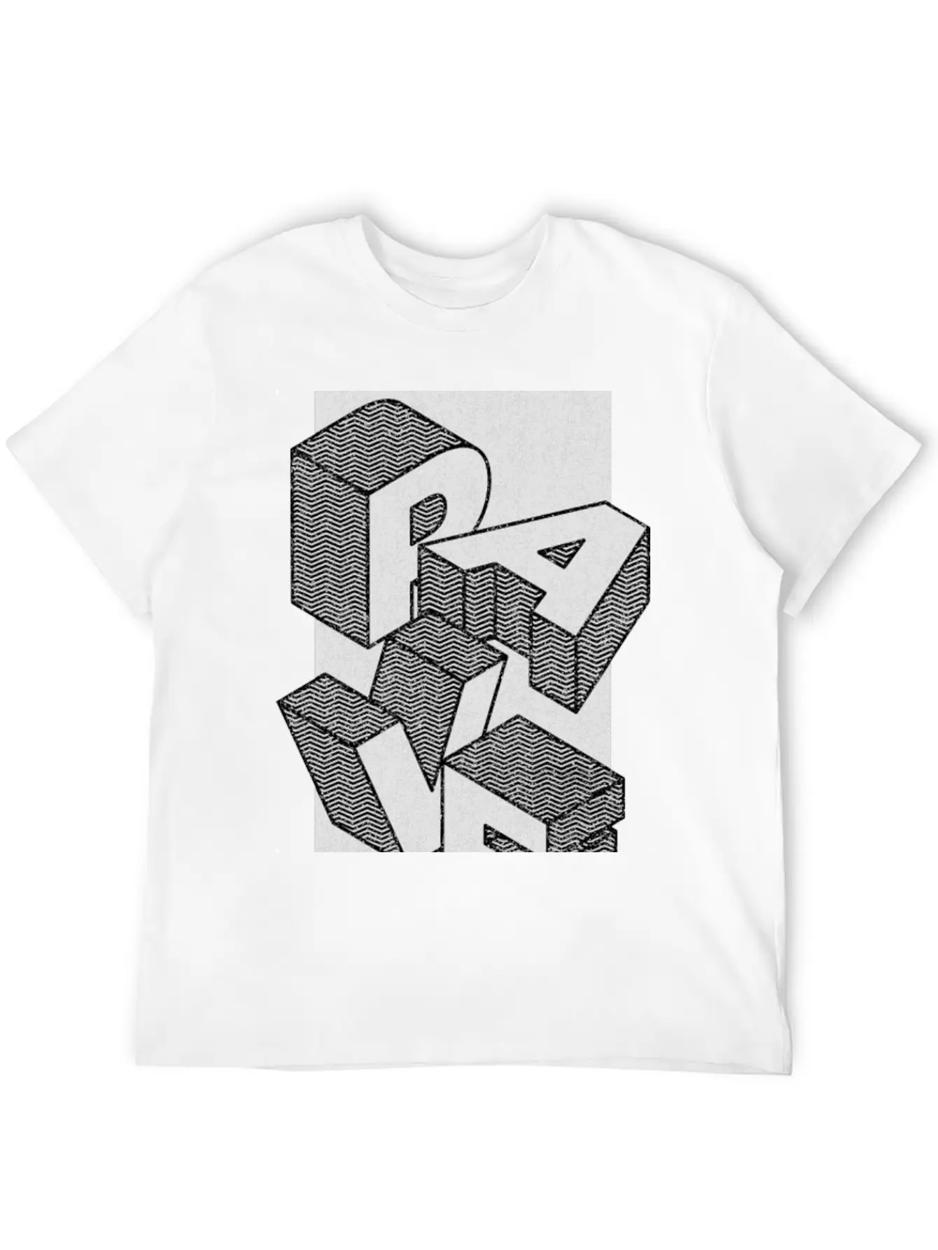 RAVE - Techno Will Never Die Breathable Soft Cotton T-Shirt – Timeless Casual Look