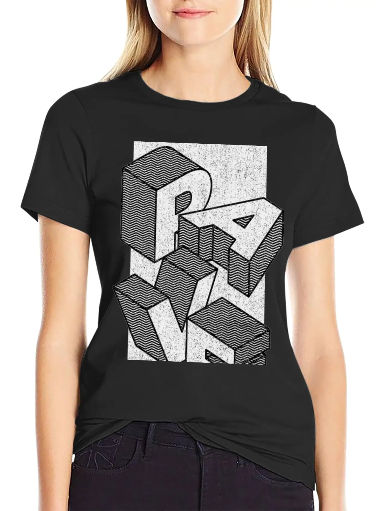 RAVE - Techno Will Never Die Breathable Soft Cotton T-Shirt – Timeless Casual Look