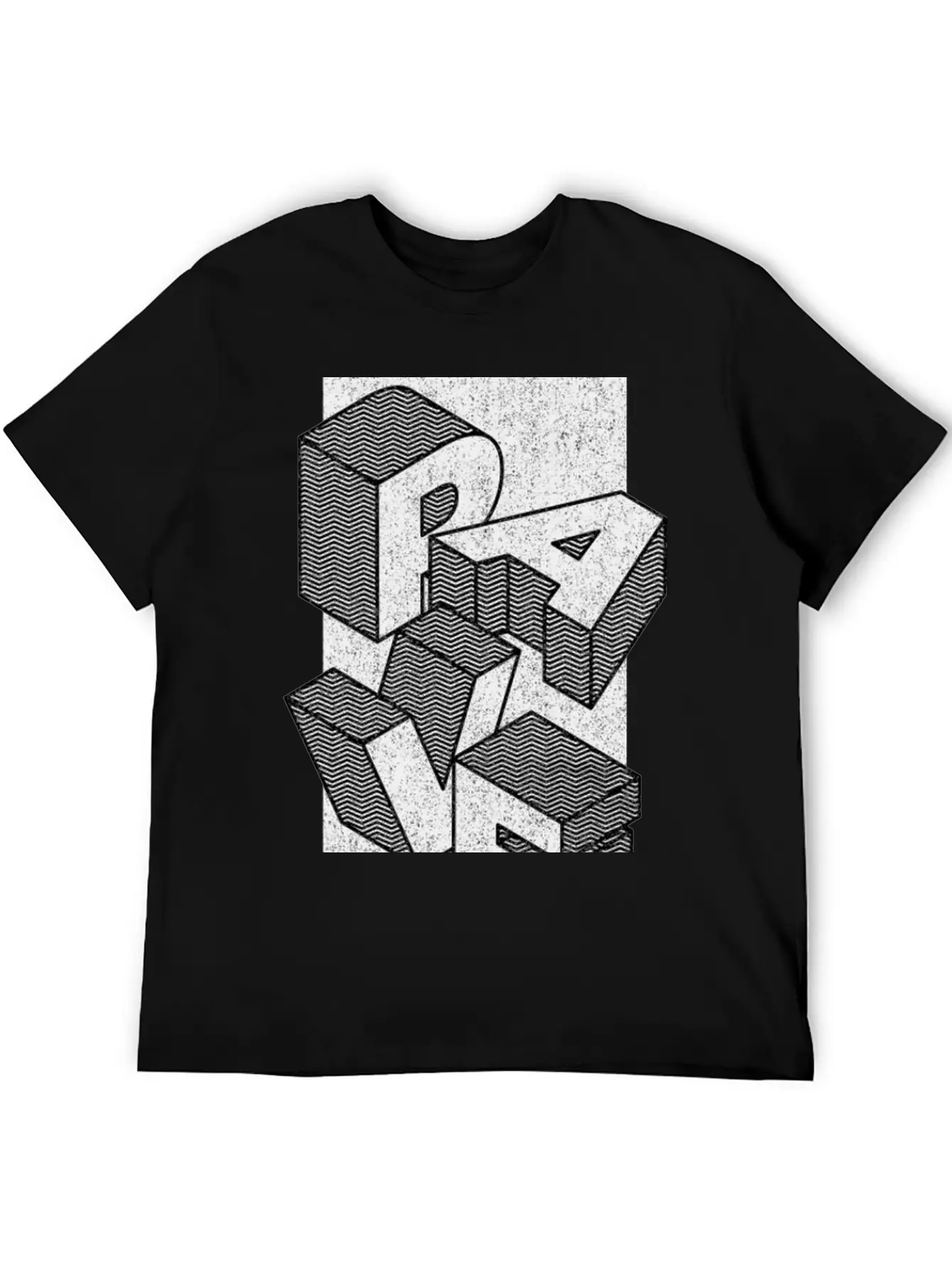 RAVE - Techno Will Never Die Breathable Soft Cotton T-Shirt – Timeless Casual Look
