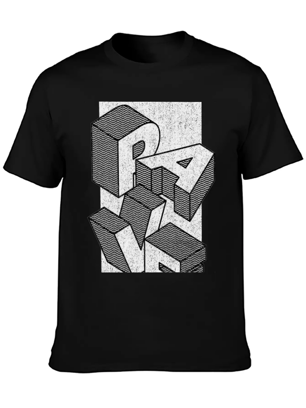 RAVE - Techno Will Never Die Breathable Soft Cotton T-Shirt – Timeless Casual Look