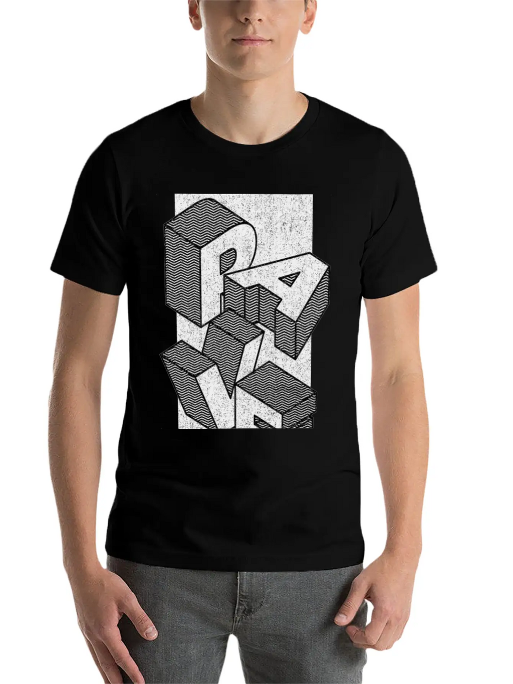 RAVE - Techno Will Never Die Breathable Soft Cotton T-Shirt – Timeless Casual Look