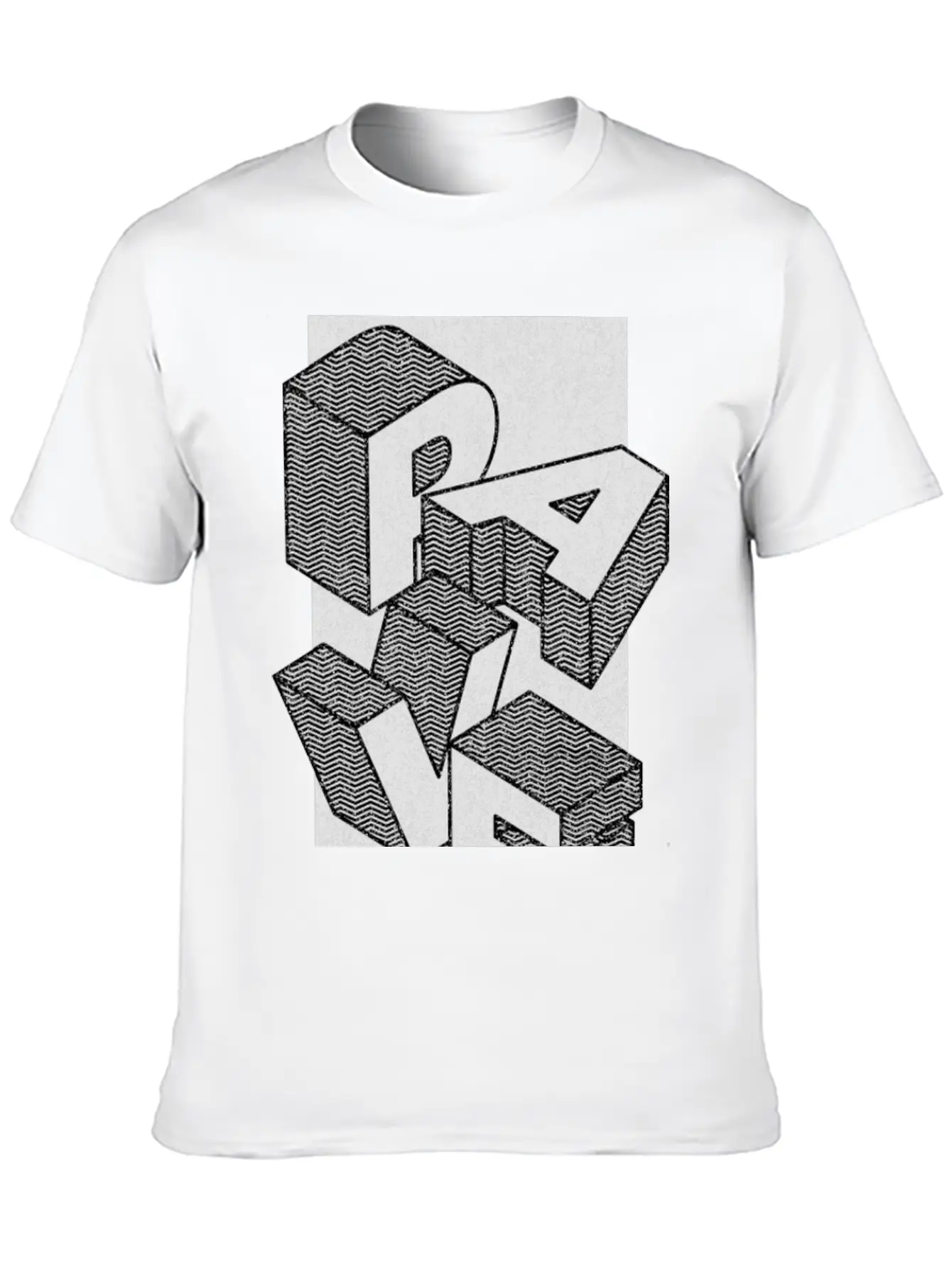 RAVE - Techno Will Never Die Breathable Soft Cotton T-Shirt – Timeless Casual Look