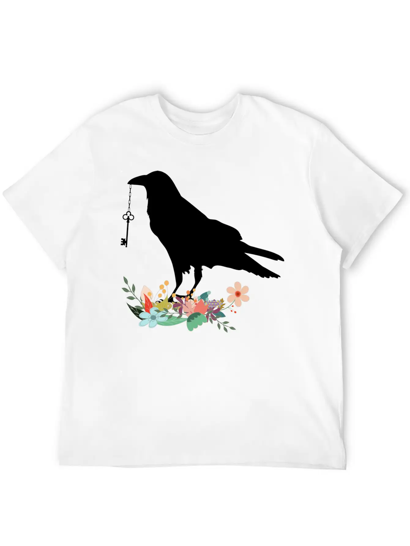 Raven Lock Breathable Graphic T-Shirt – Perfect For Casual Days