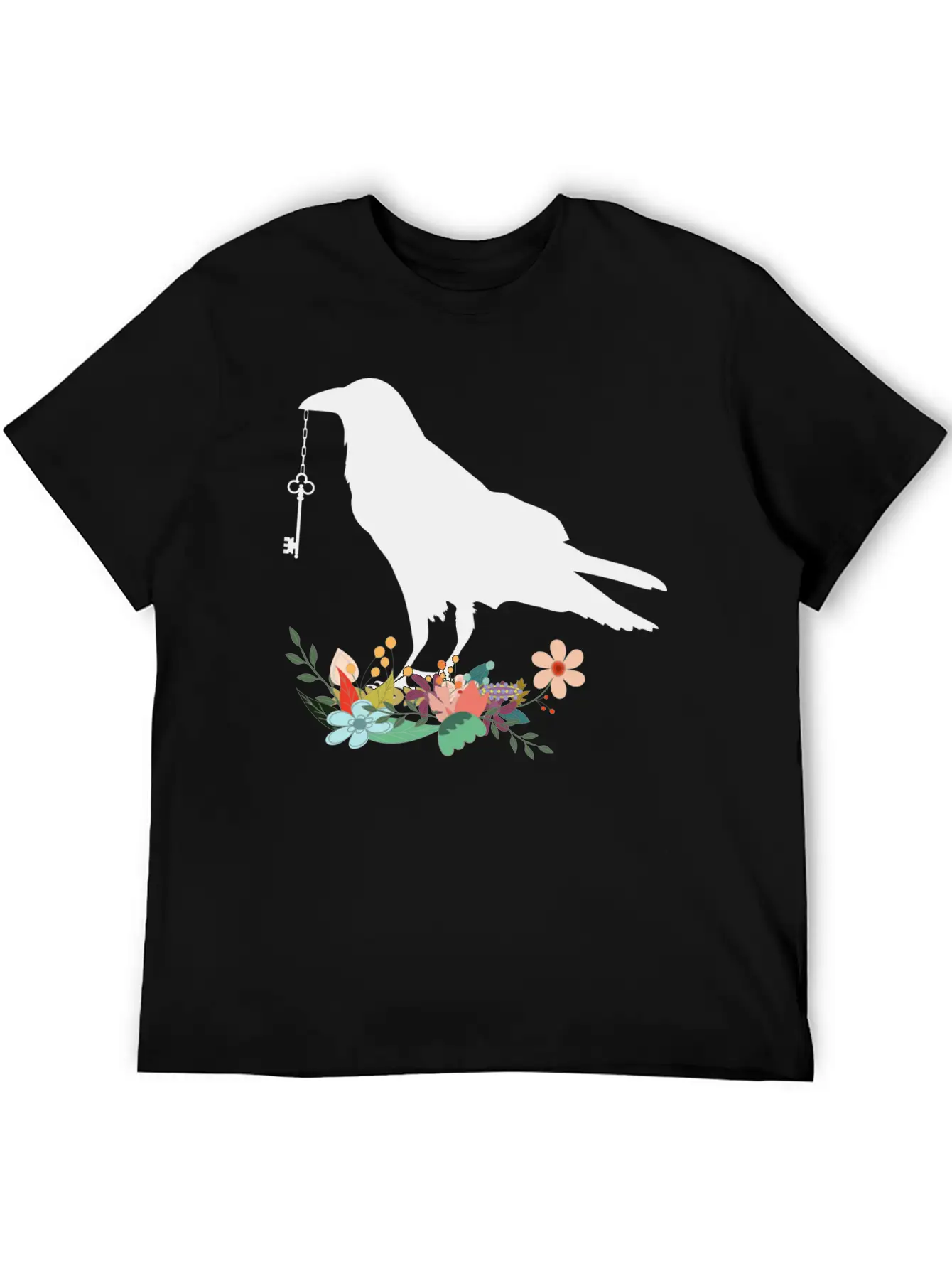 Raven Lock Breathable Graphic T-Shirt – Perfect For Casual Days