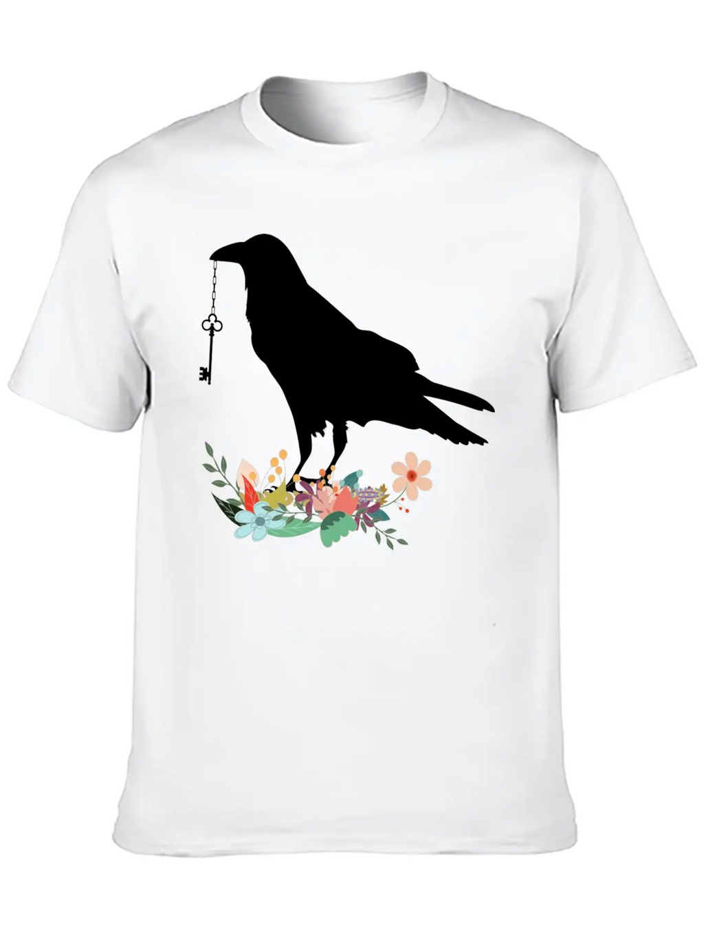 Raven Lock Breathable Graphic T-Shirt – Perfect For Casual Days