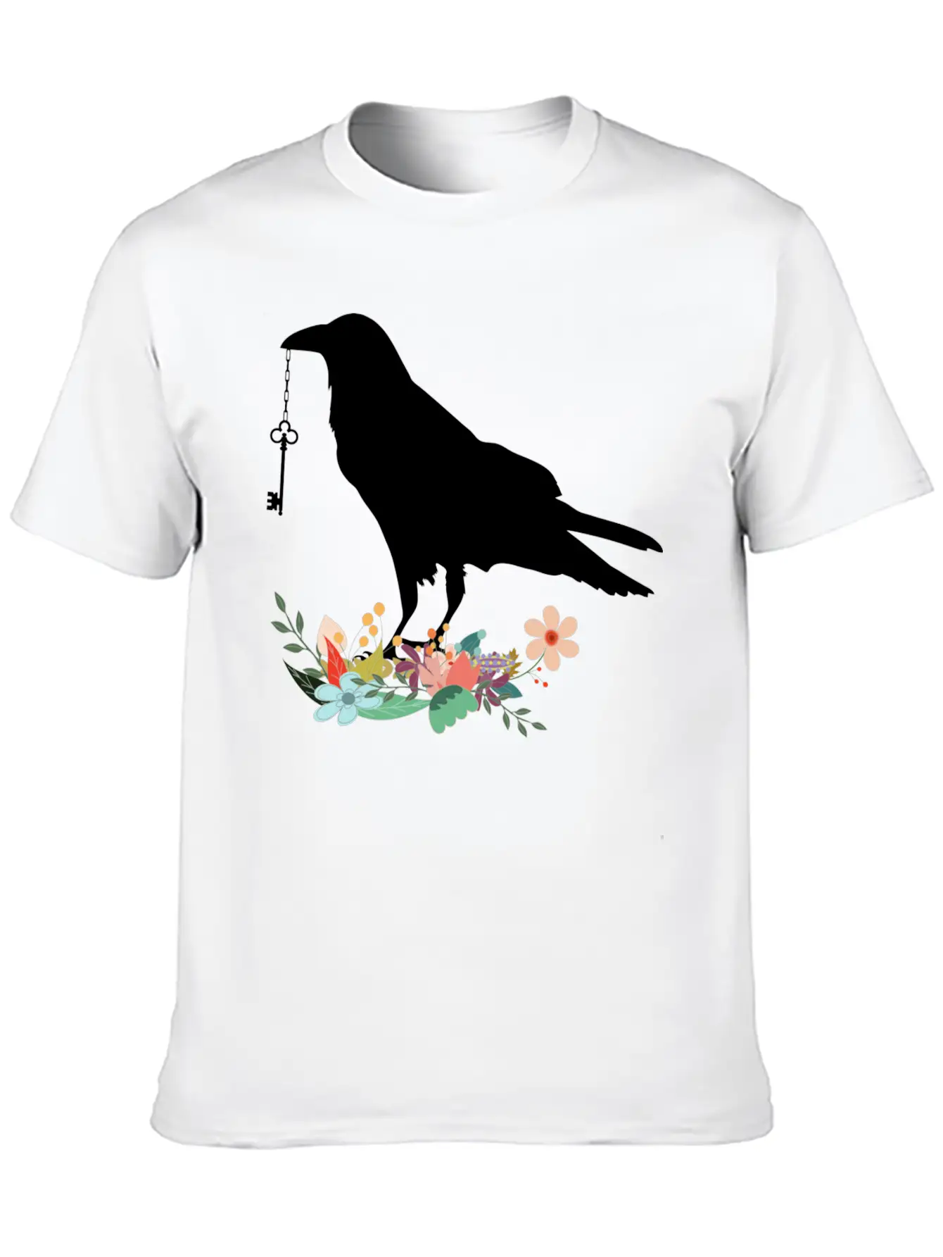 Raven Lock Breathable Graphic T-Shirt – Perfect For Casual Days