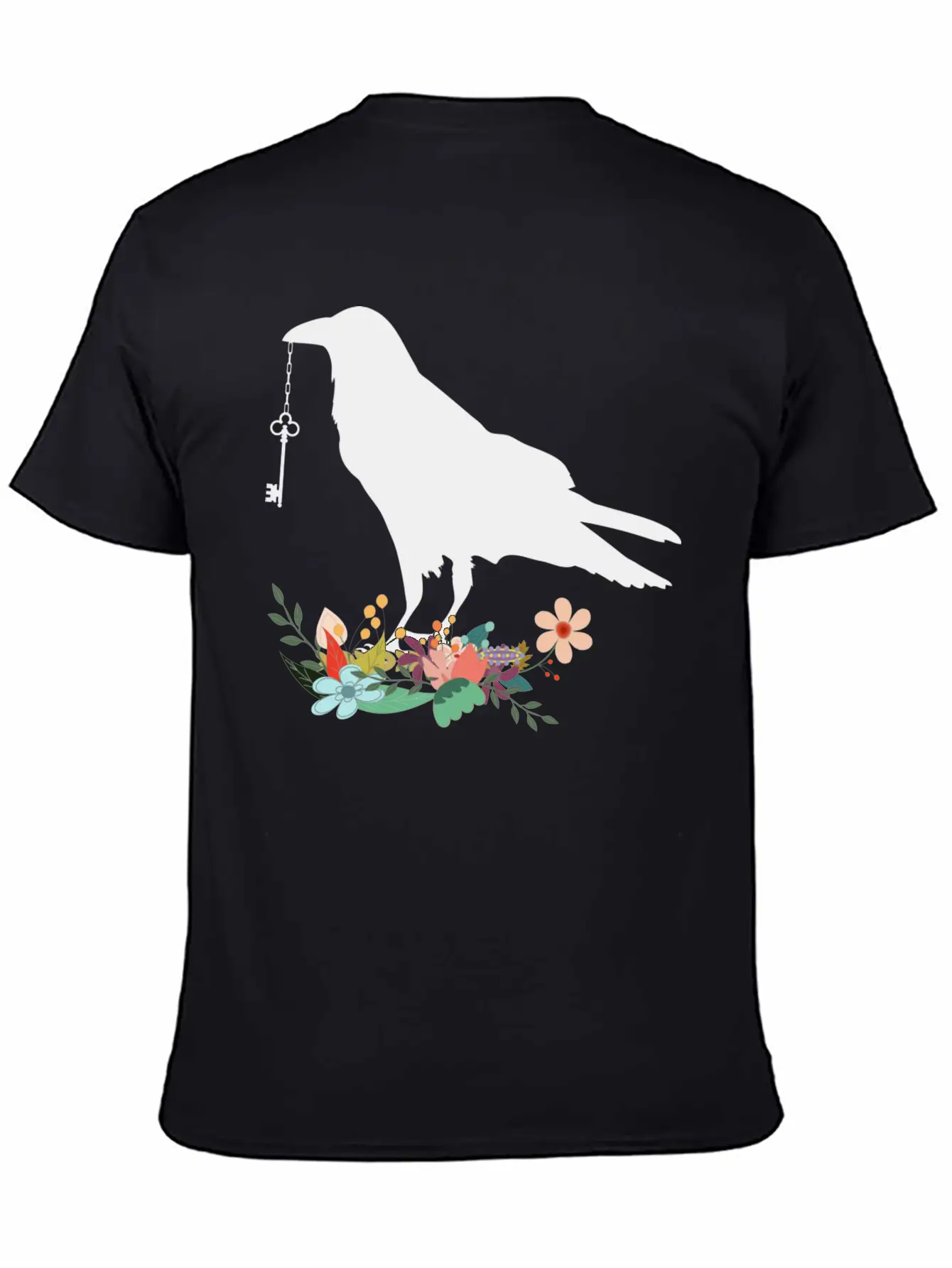 Raven Lock Breathable Graphic T-Shirt – Perfect For Casual Days