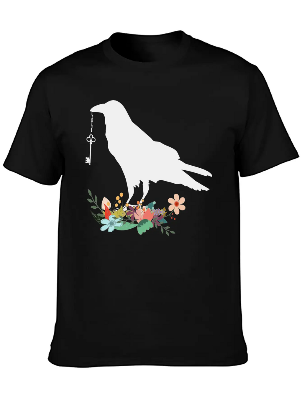 Raven Lock Breathable Graphic T-Shirt – Perfect For Casual Days