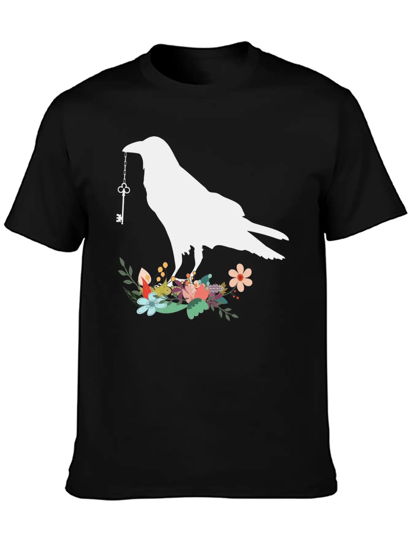 Raven Lock Breathable Graphic T-Shirt – Perfect For Casual Days