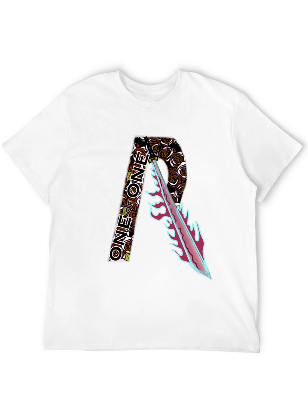 Edgy R ONE Graphic T-Shirt - Black
