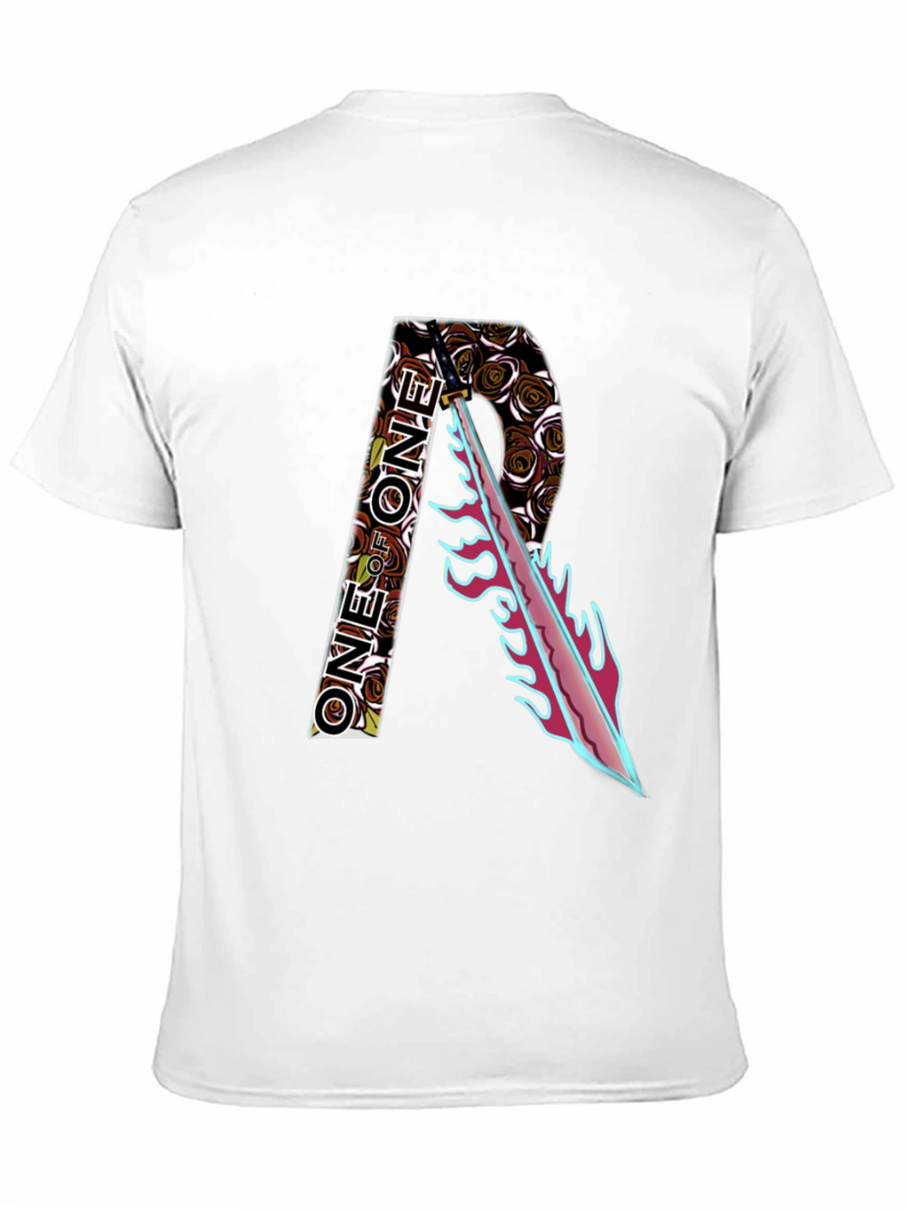 Edgy R ONE Graphic T-Shirt - Black