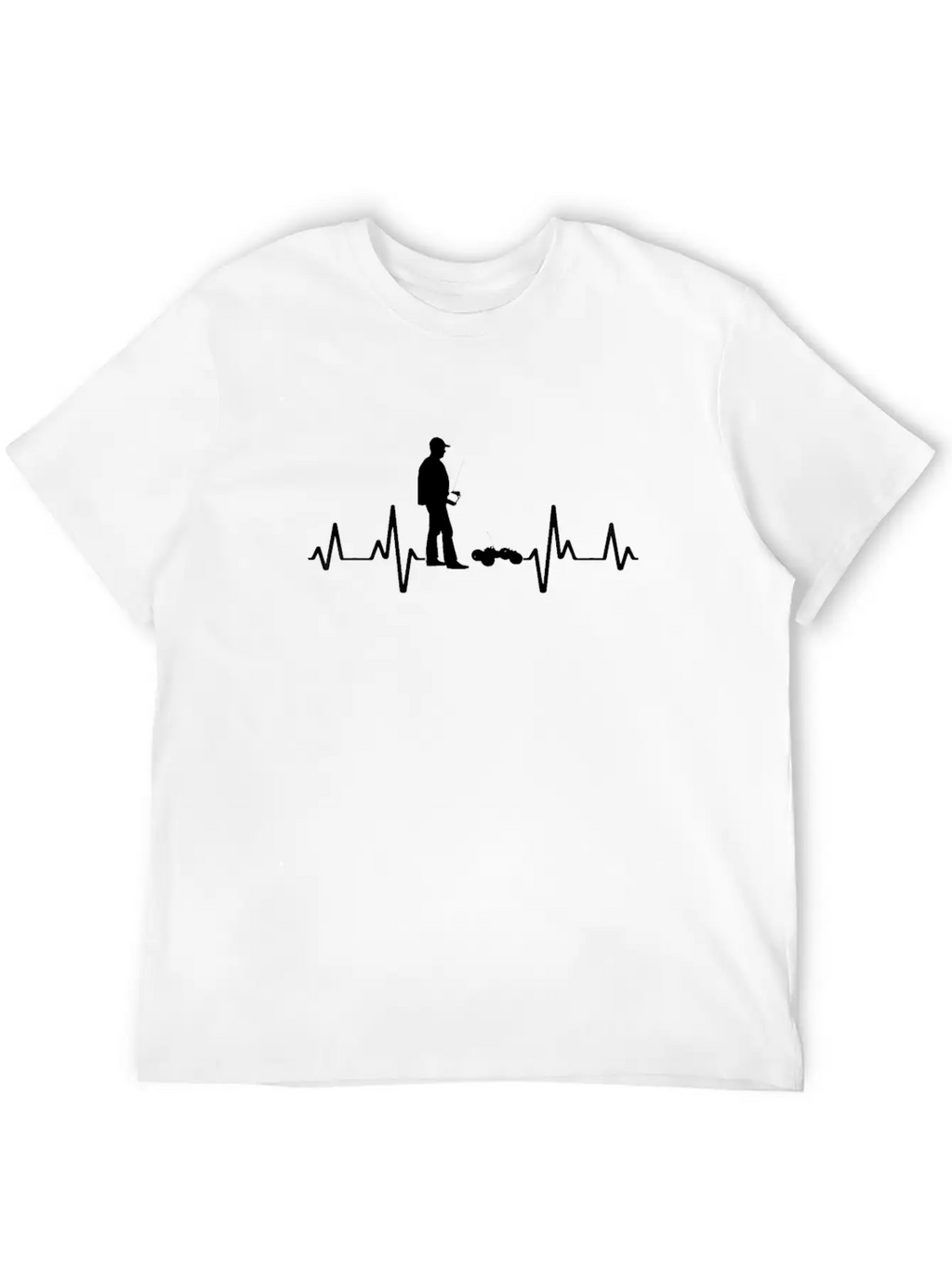 RC Car Accessories Slotcar Racing Racetrack Basic Graphic T-Shirt – Daily Comfort In Soft Cotton