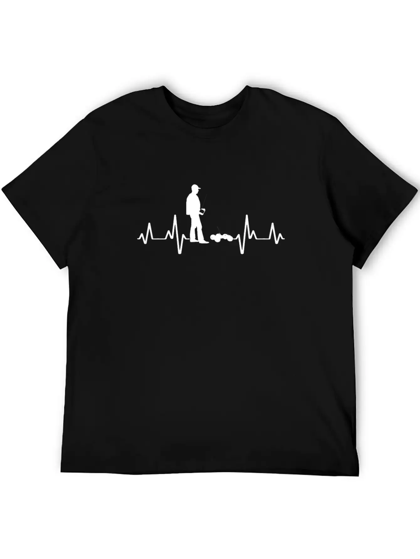 RC Car Accessories Slotcar Racing Racetrack Basic Graphic T-Shirt – Daily Comfort In Soft Cotton