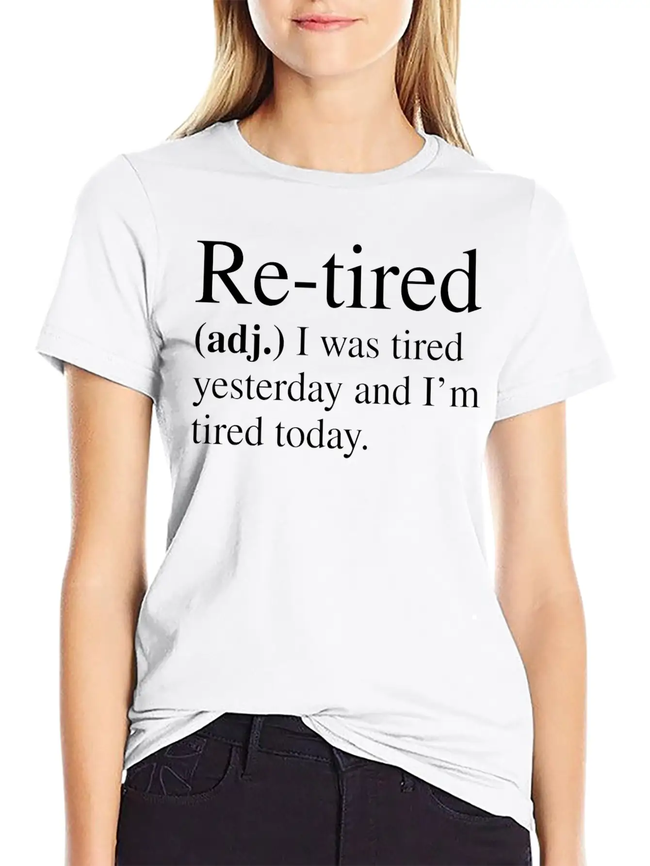 Re-tired Definition Classic Cotton Tee – Unisex Comfort For Any Season