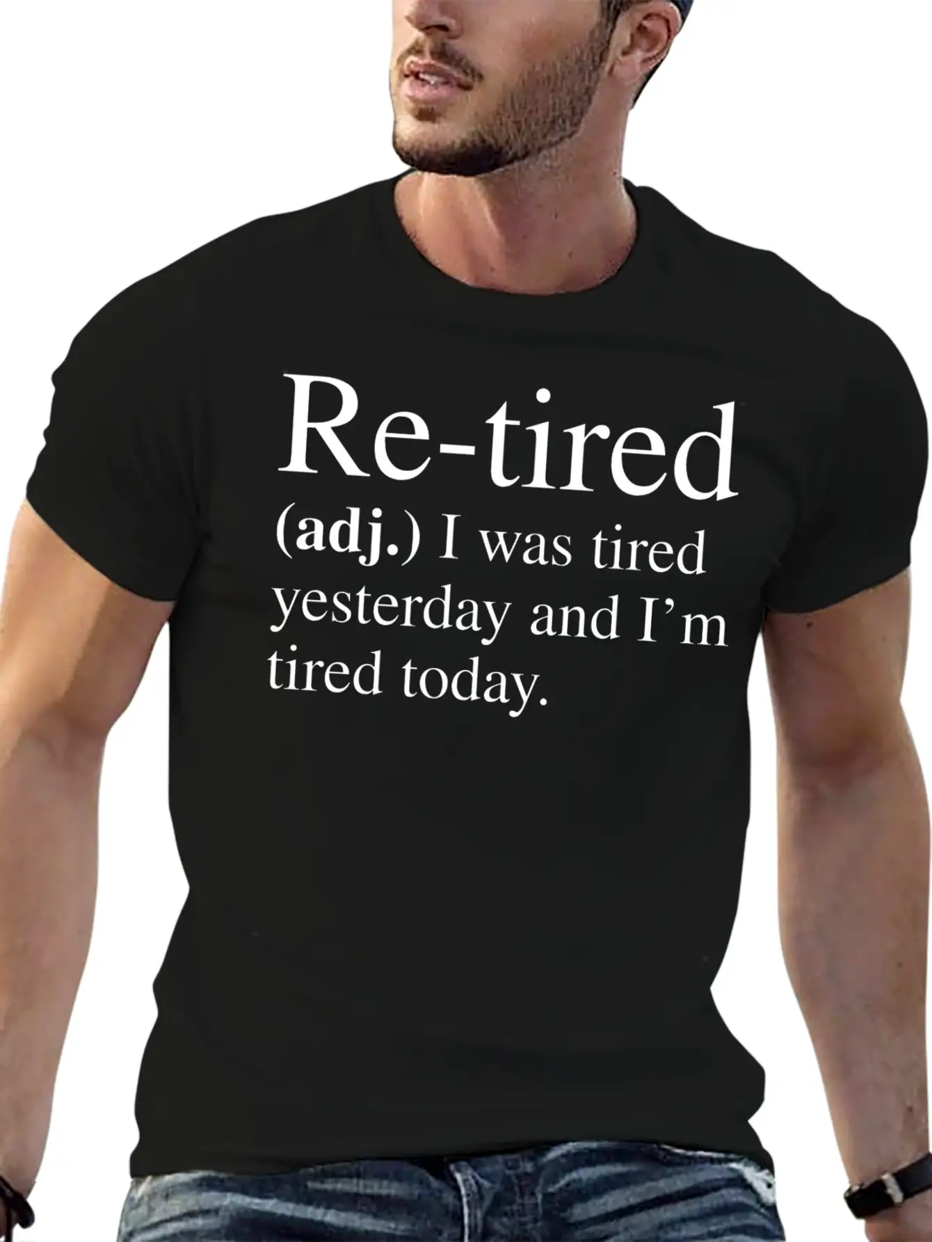 Re-tired Definition Classic Cotton Tee – Unisex Comfort For Any Season