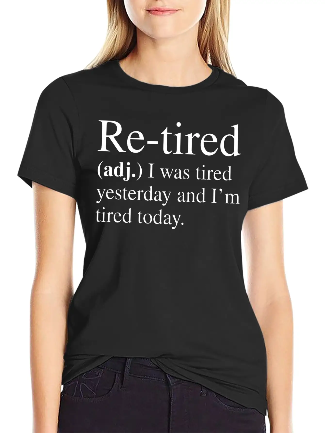 Re-tired Definition Classic Cotton Tee – Unisex Comfort For Any Season