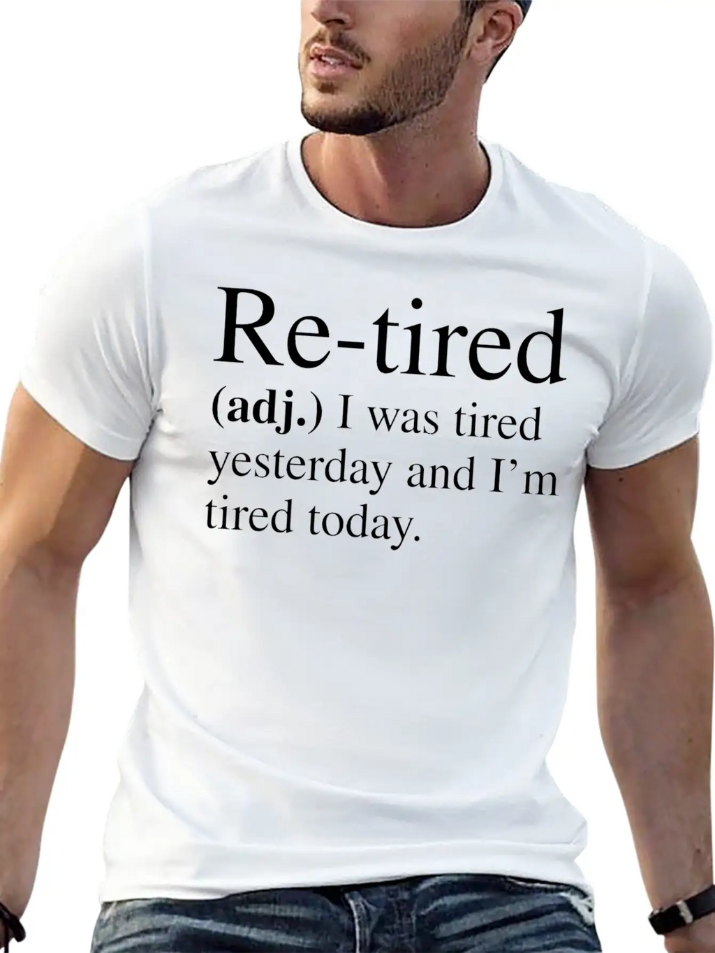 Re-tired Definition Classic Cotton Tee – Unisex Comfort For Any Season