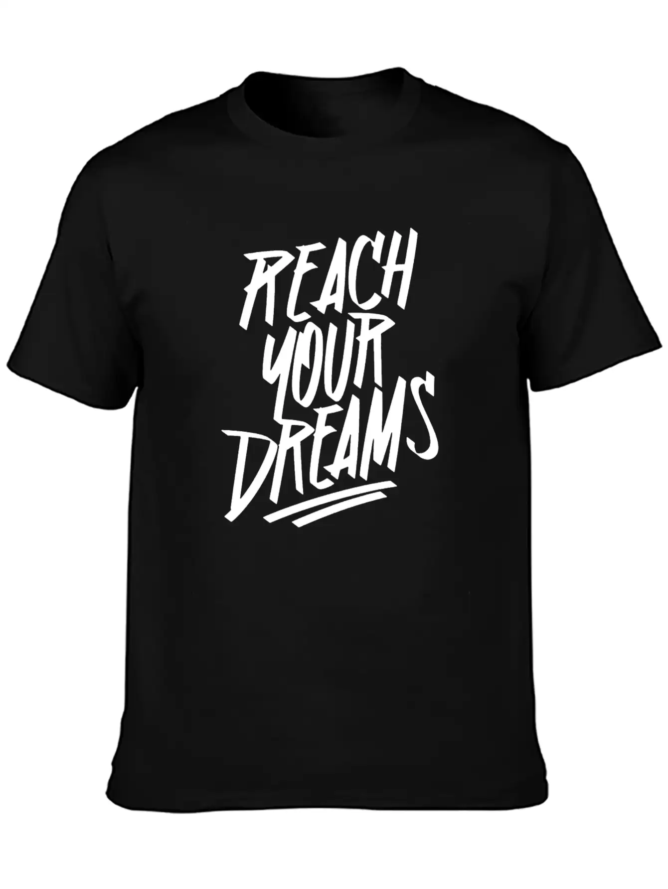 Reach Your Dream S Graffiti Timeless Short Sleeve Tee – Comfy And Minimalist Design