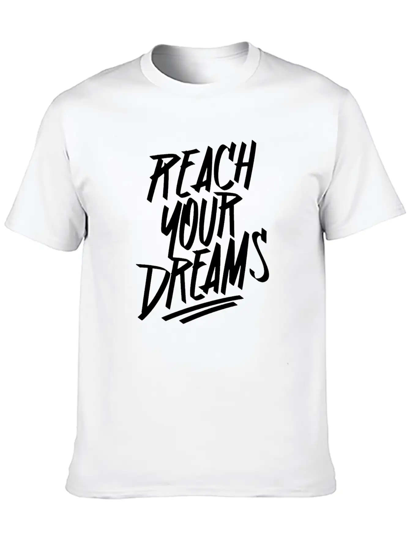 Reach Your Dream S Graffiti Timeless Short Sleeve Tee – Comfy And Minimalist Design