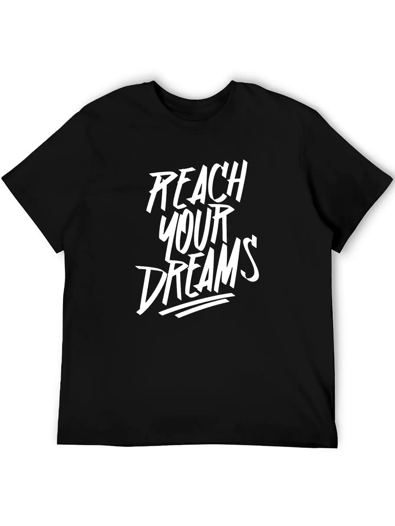 Reach Your Dream S Graffiti Timeless Short Sleeve Tee – Comfy And Minimalist Design