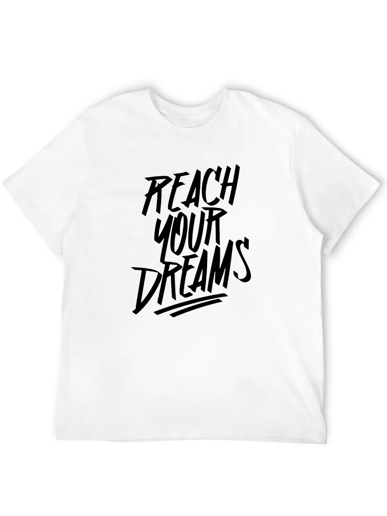 Reach Your Dream S Graffiti Timeless Short Sleeve Tee – Comfy And Minimalist Design
