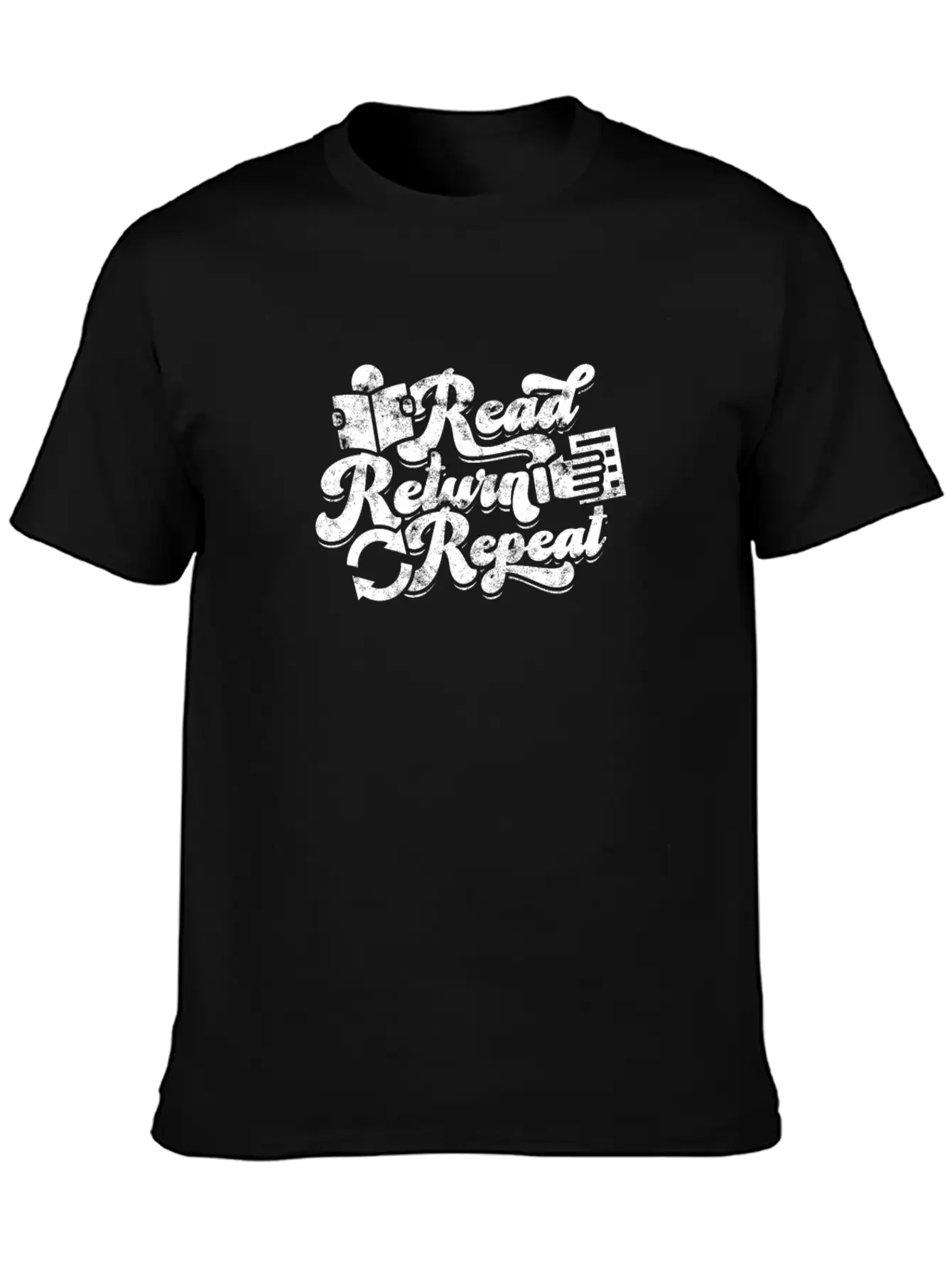 Read Return Repeat - Reading Lovers Breathable Graphic T-Shirt – Perfect For Casual Days