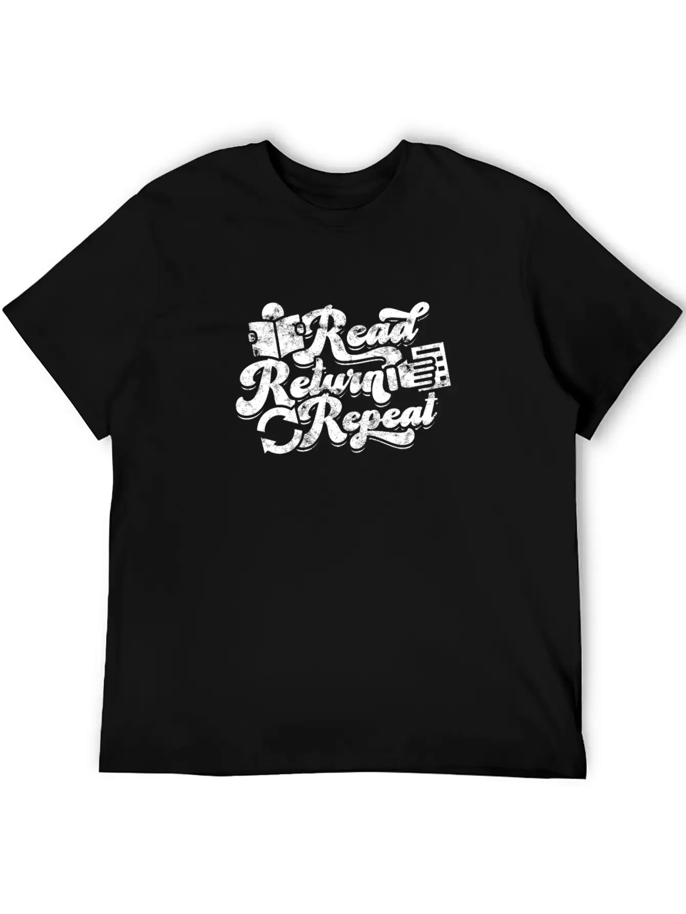 Read Return Repeat - Reading Lovers Breathable Graphic T-Shirt – Perfect For Casual Days