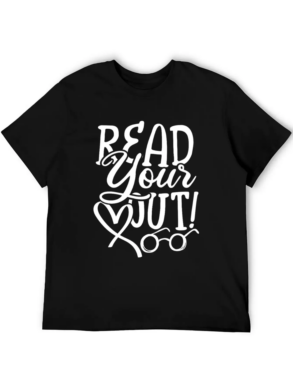 Read Your Heart Out Breathable Soft Cotton T-Shirt – Timeless Casual Look