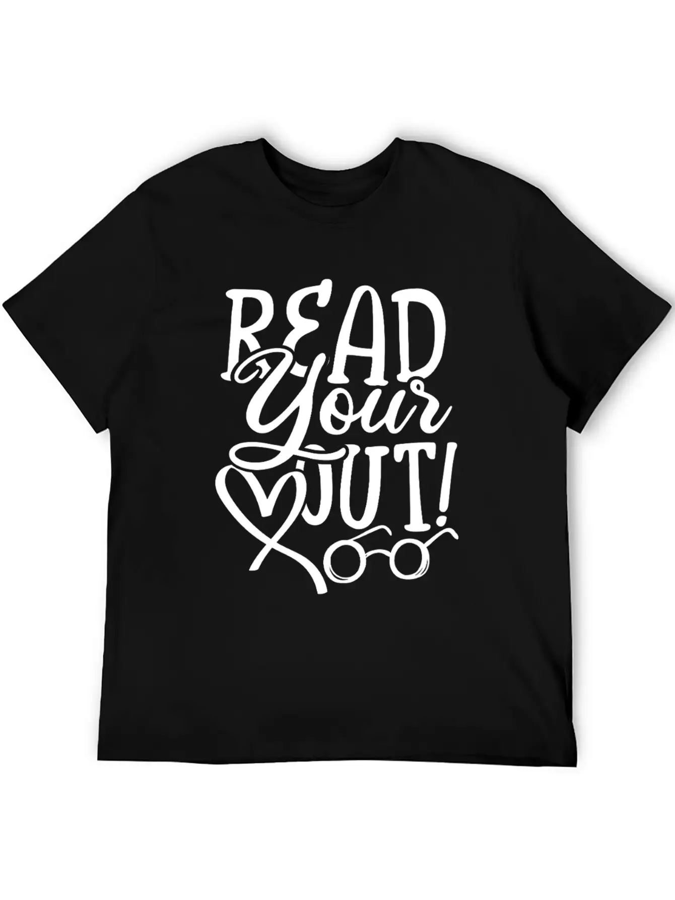 Read Your Heart Out Breathable Soft Cotton T-Shirt – Timeless Casual Look