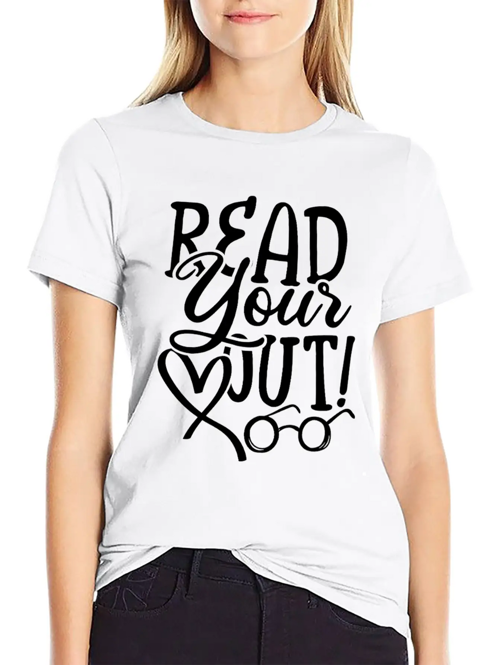 Read Your Heart Out Breathable Soft Cotton T-Shirt – Timeless Casual Look
