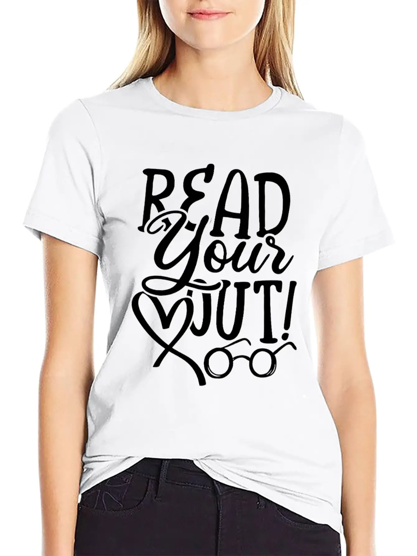Read Your Heart Out Breathable Soft Cotton T-Shirt – Timeless Casual Look