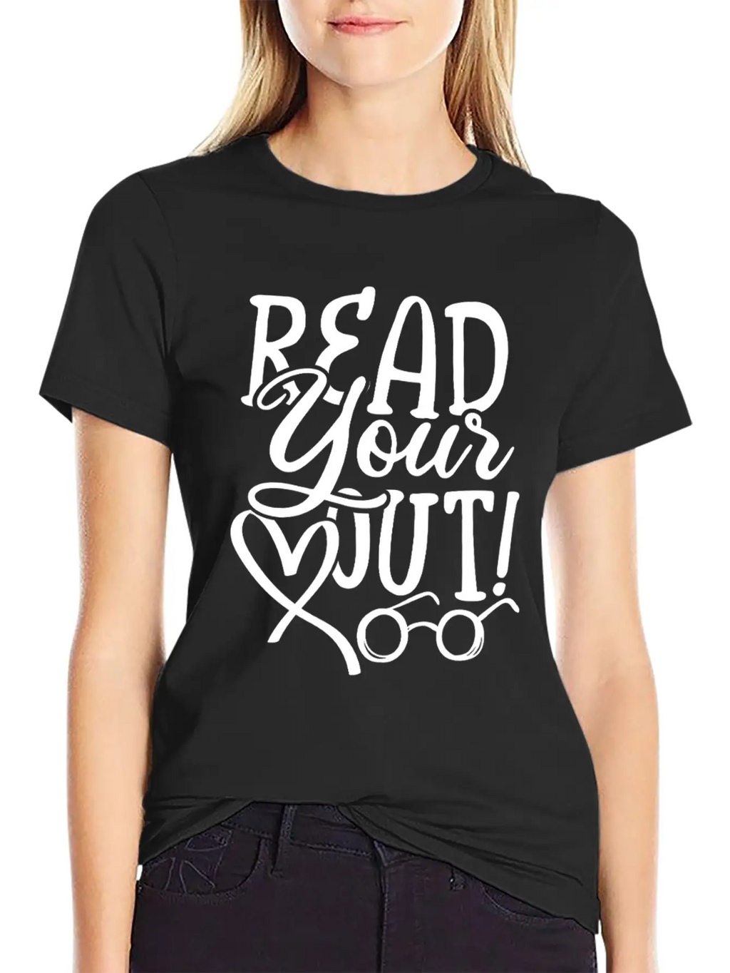 Read Your Heart Out Breathable Soft Cotton T-Shirt – Timeless Casual Look