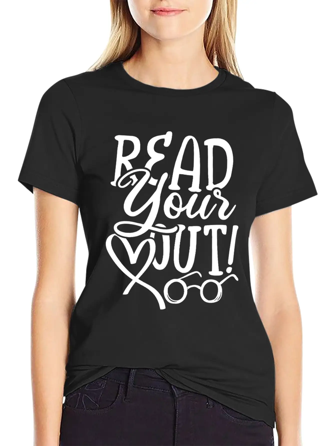 Read Your Heart Out Breathable Soft Cotton T-Shirt – Timeless Casual Look