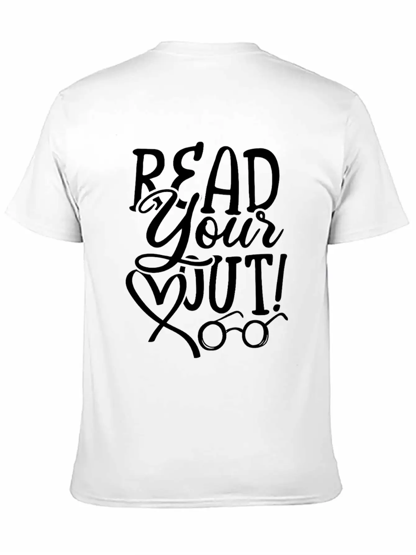 Read Your Heart Out Breathable Soft Cotton T-Shirt – Timeless Casual Look