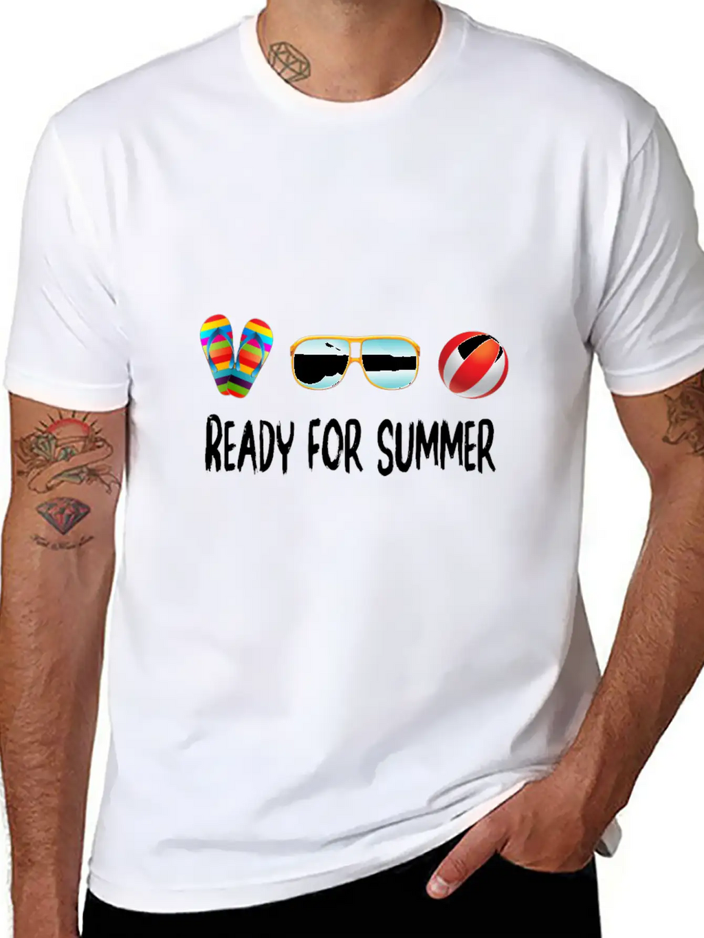 Ready For Summer - Summer Chilling - Beach Vibes Stylish Everyday T-Shirt – Unisex Basic Cotton Tee