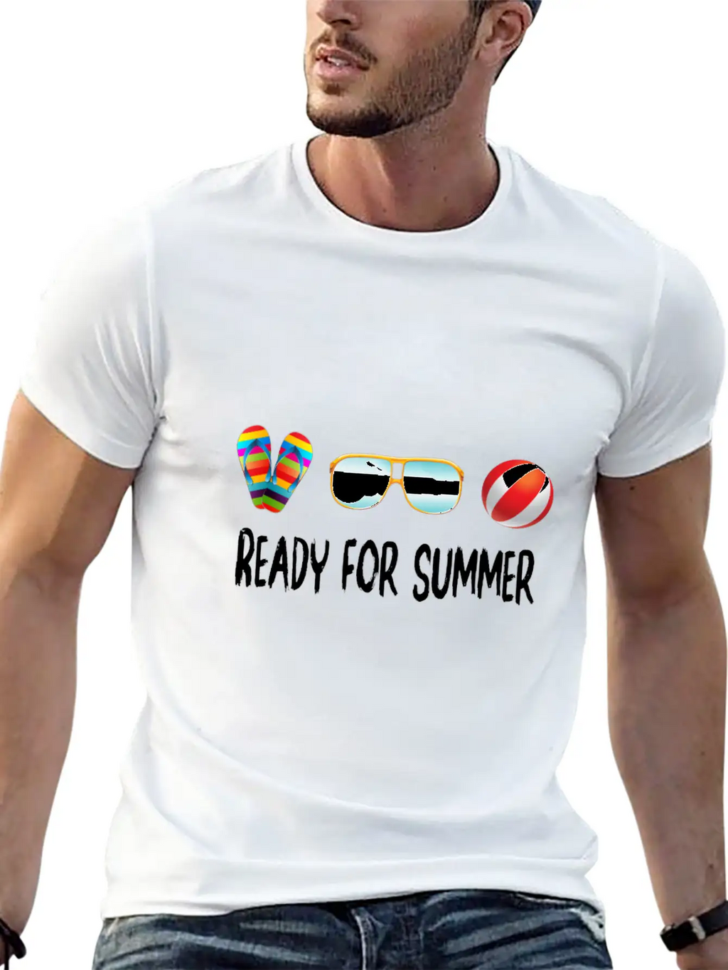 Ready For Summer - Summer Chilling - Beach Vibes Stylish Everyday T-Shirt – Unisex Basic Cotton Tee