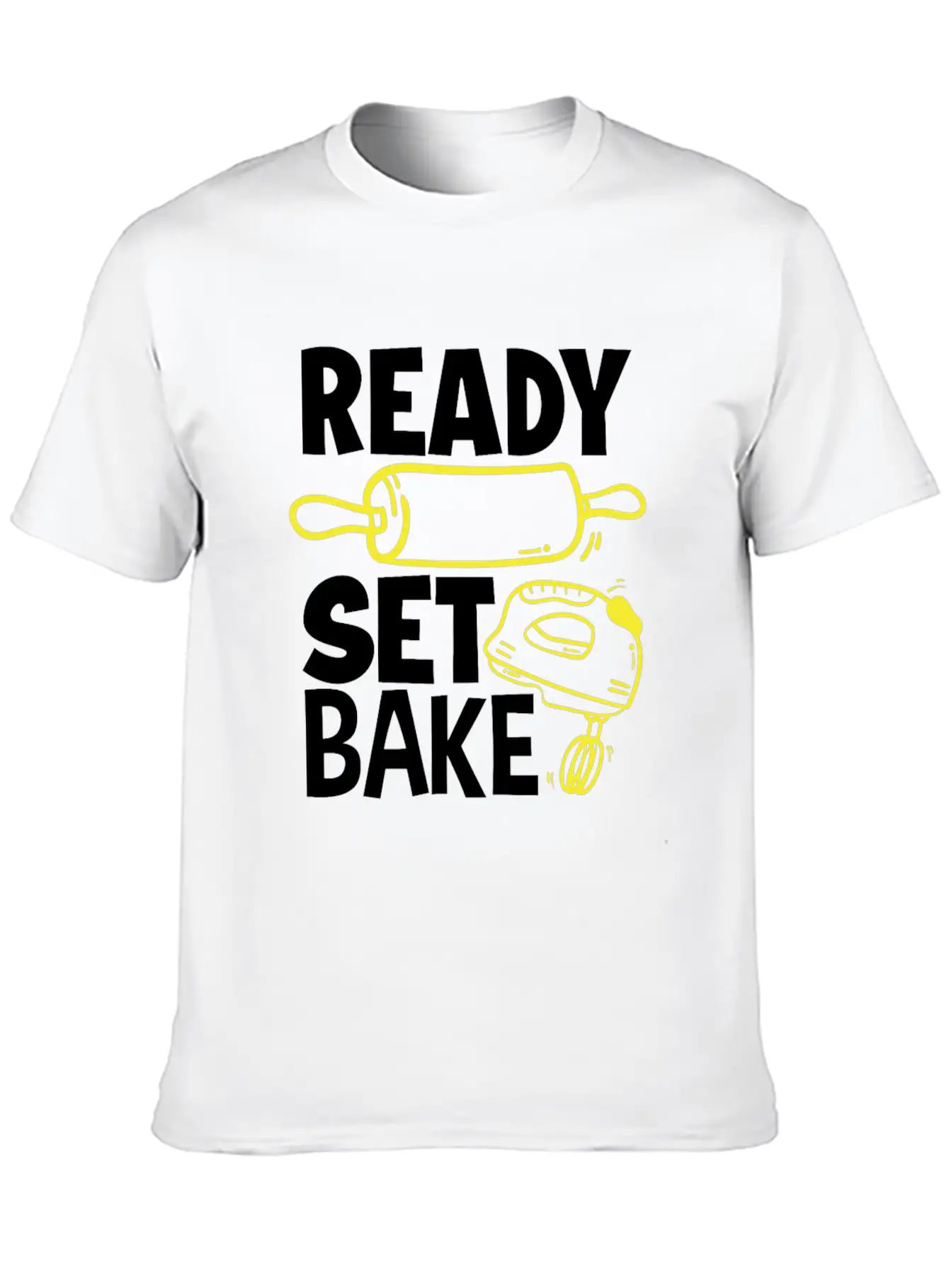 Ready Set Bake Baking Baker Gift Relaxed Everyday Tee – Lightweight And Durable Cotton