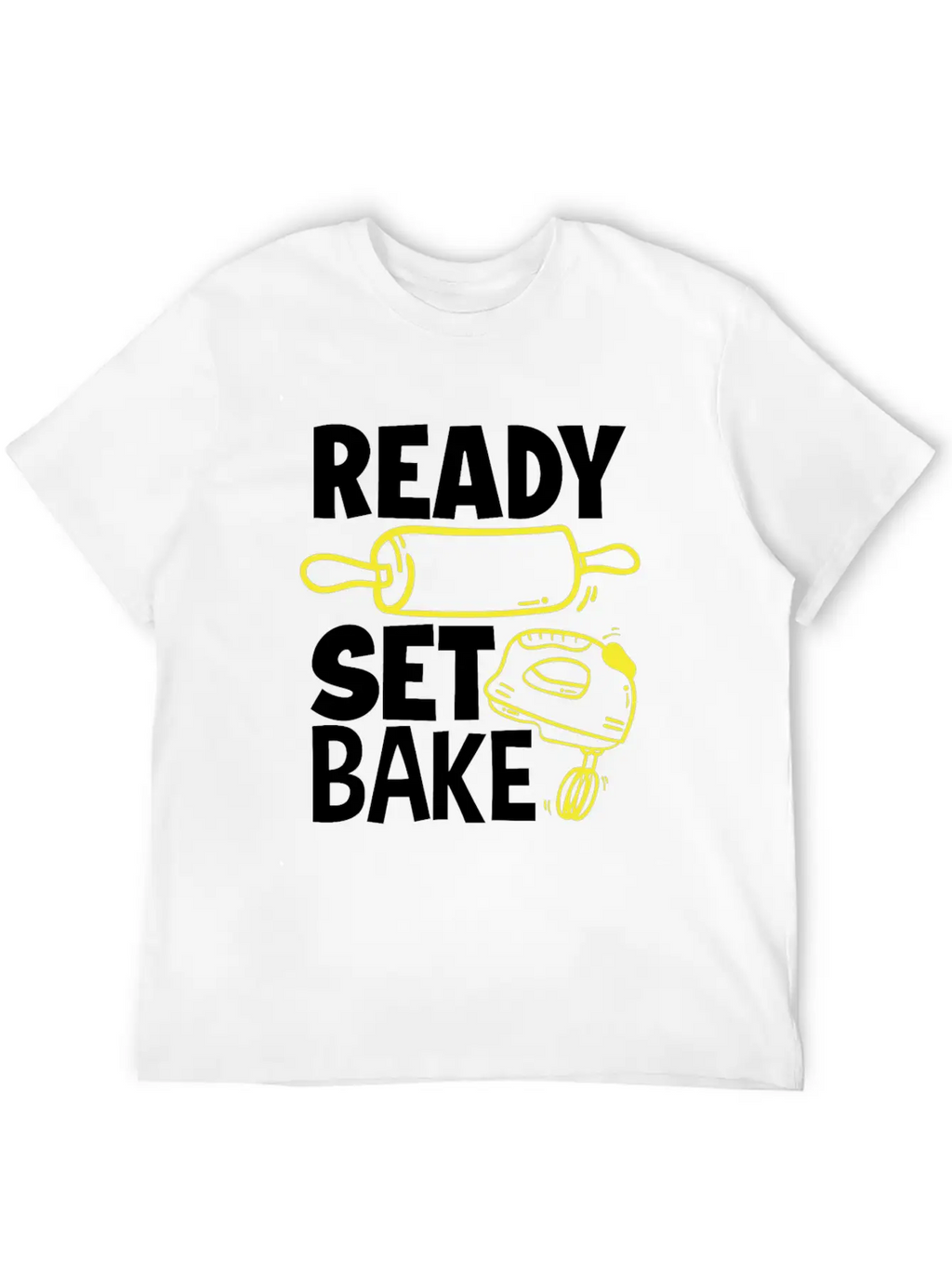 Ready Set Bake Baking Baker Gift Relaxed Everyday Tee – Lightweight And Durable Cotton