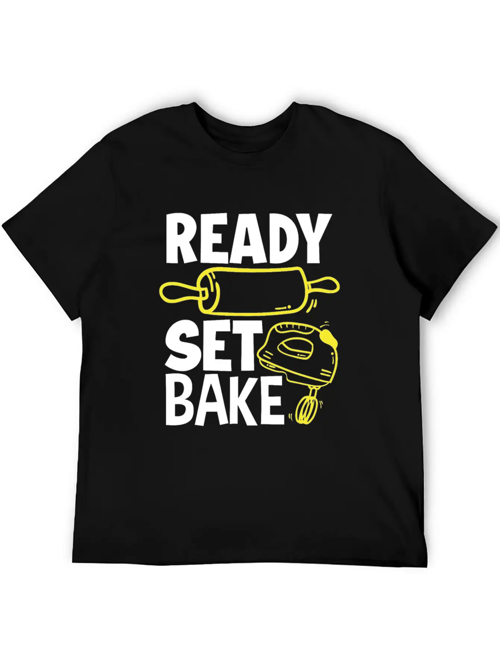 Ready Set Bake Baking Baker Gift Relaxed Everyday Tee – Lightweight And Durable Cotton