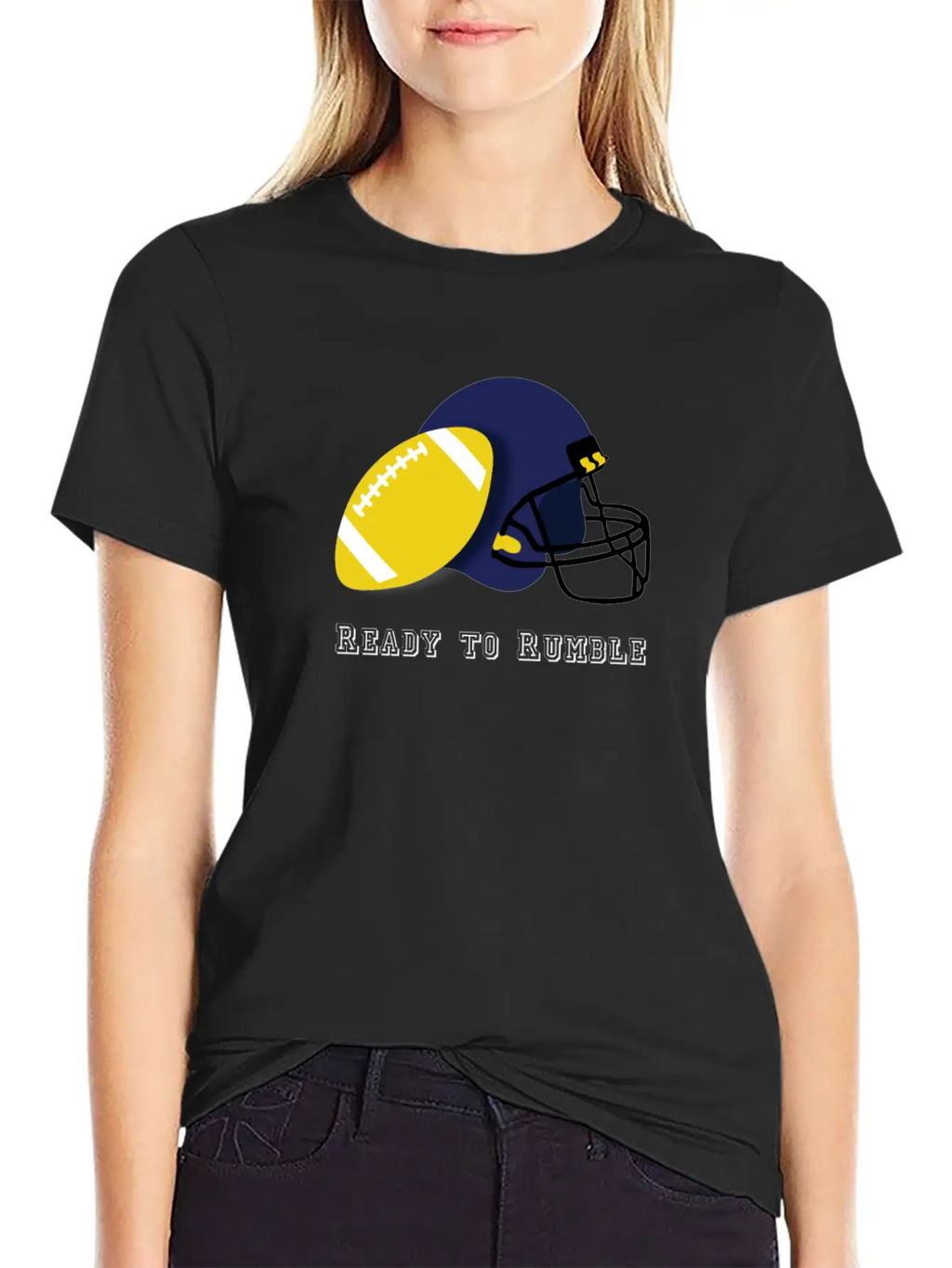 Ready To Rumble Sport Training Football Essential Cotton Tee For Daily Outfits – Unisex Style