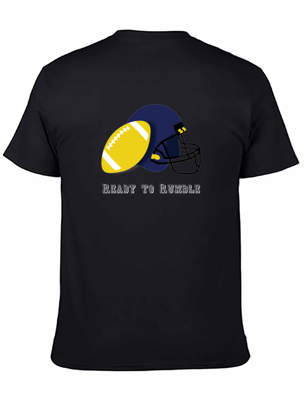 Ready To Rumble Sport Training Football Essential Cotton Tee For Daily Outfits – Unisex Style