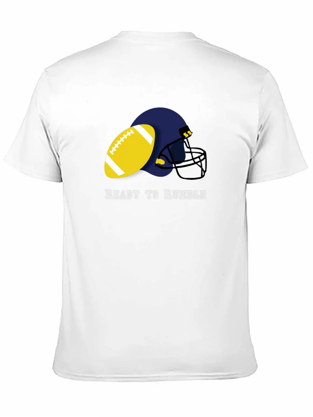Ready To Rumble Sport Training Football Essential Cotton Tee For Daily Outfits – Unisex Style