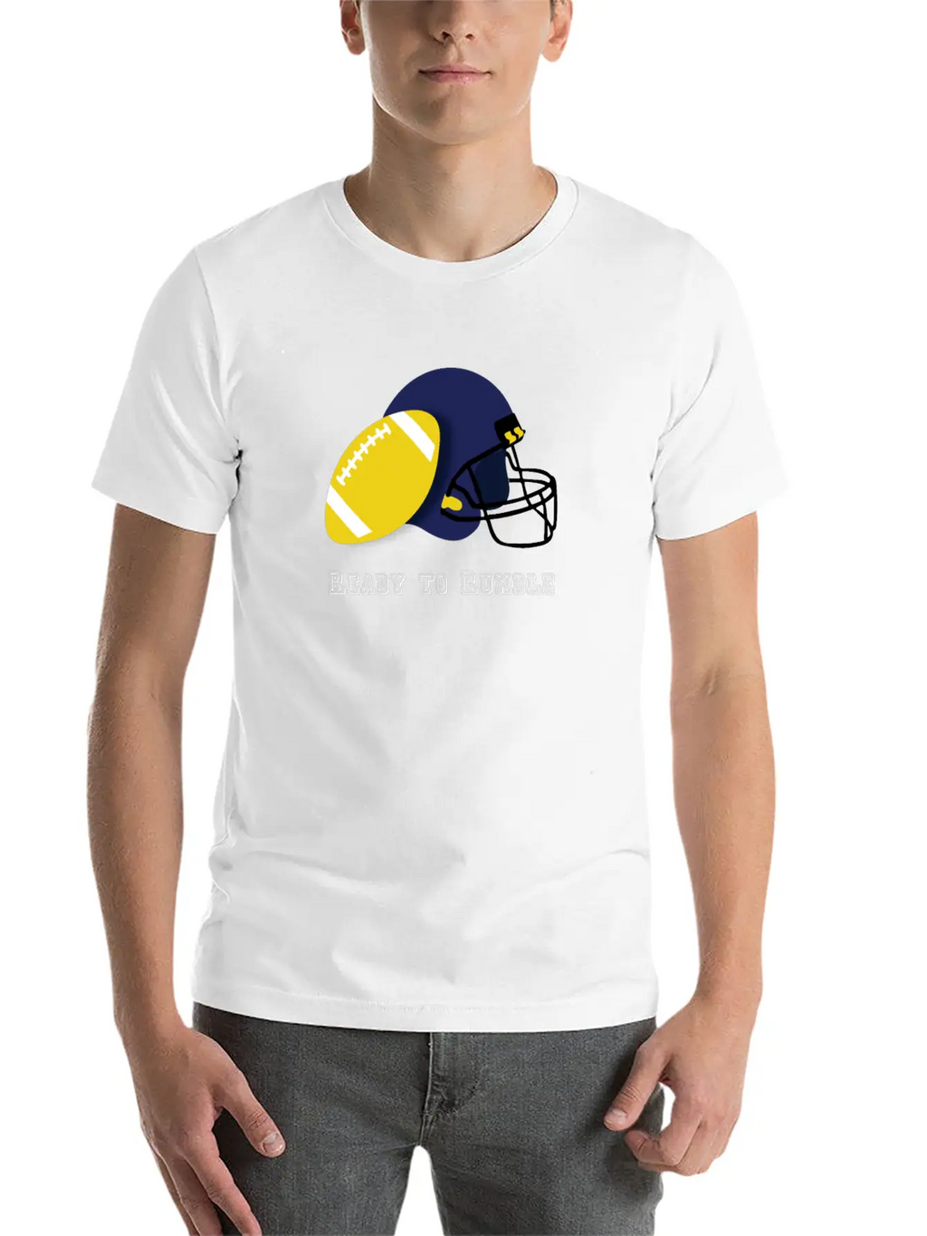 Ready To Rumble Sport Training Football Essential Cotton Tee For Daily Outfits – Unisex Style