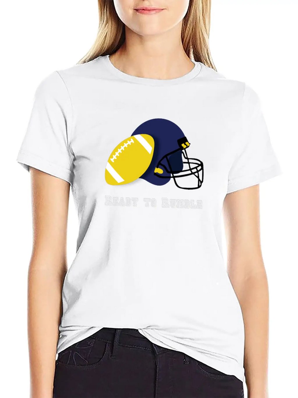 Ready To Rumble Sport Training Football Essential Cotton Tee For Daily Outfits – Unisex Style